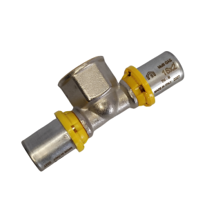 Tê fêmea 16x1/2"x16mm Emmeti