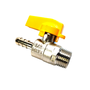 Válvula de bloqueio reta 1/2" x 3/8BM Macho