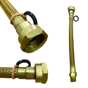 Flexível tomback 3/4 F x 1/2 M 30cm Para condução de gás