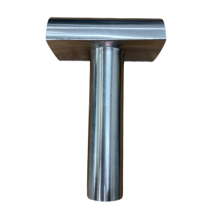 Terminal Tee Auminio 100mm Para aquecedor Externo