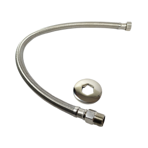 Flexivel de água malha de aço 60cm Emmeti