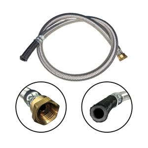 Flexível Nitrílico Para Gás 1m F x BM NBR 13419 Fogão Forno