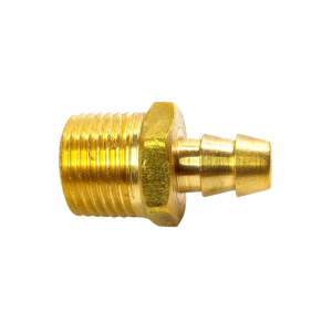 Niple 1/2" macho x 3/8BM latão