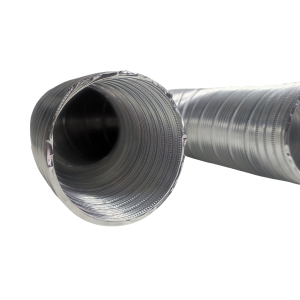 Duto de exaustão alumínio 100mm para aquecedor