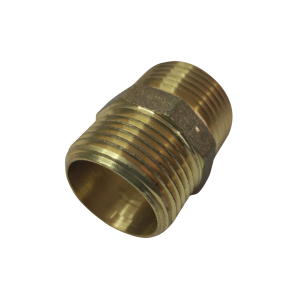 Niple duplo latão 1 polegada