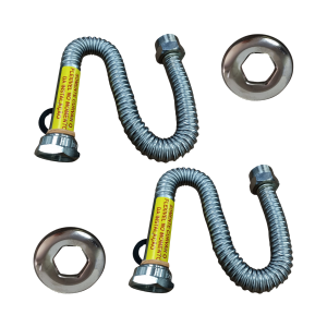 Kit 2x Flexível de água Haenke Aquecedores 40cm 3/4 x 3/4 MF