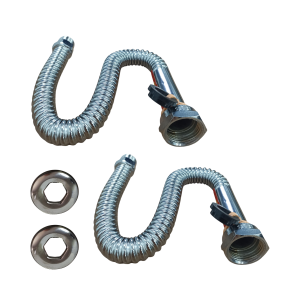 2un Flexível água Haenke 40cm para Aquecedor a gás 3/4 x 1/2