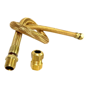 Flexível tomback 80cm M/F + adaptador dako