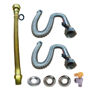 Kit flexível aquecedor de água a gás Haenke 40cm 3/4 x 1/2