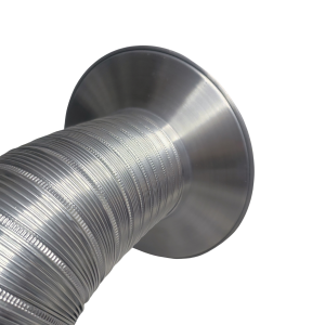 Aro + Duto de exaustão 100mm 2 mts Para Aquecedores de Água