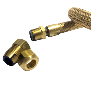 Flexível tomback 1m M/F + adaptador dako F