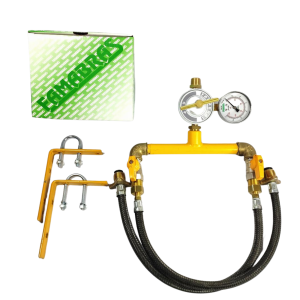 Central de gás 30kg/h Famabras alta pressão FRG-45B gás GLP